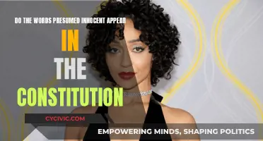 The Constitution and Presumed Innocence: A Complex Relationship