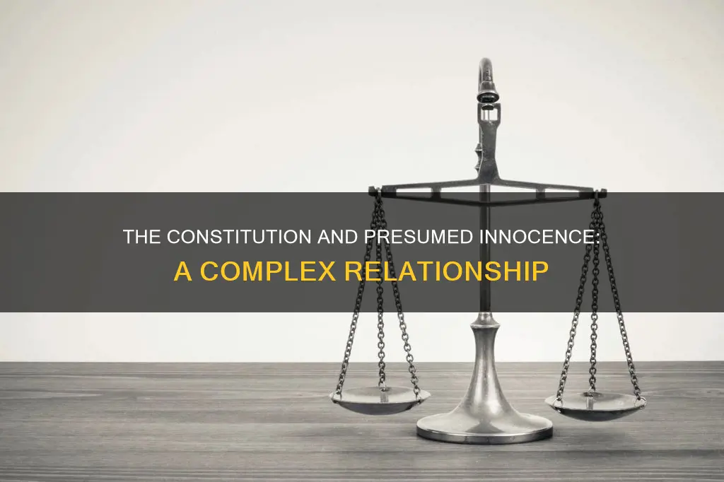 do the words presumed innocent appear in the constitution