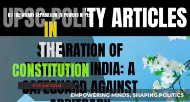 Separation of Powers: Are They in the Constitution?