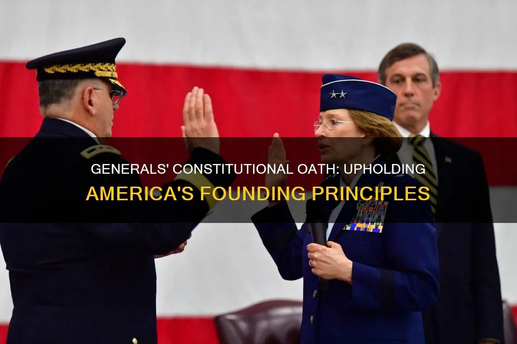 do us generals swear to hold up the constitution