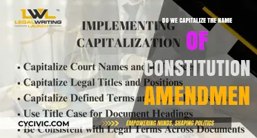 Understanding Capitalization Rules for Constitutional Amendments