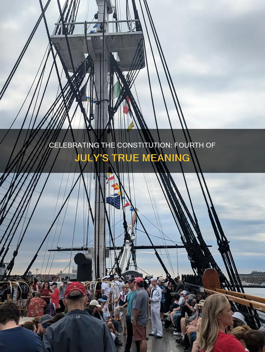 do we celebrate the constitution on july fourth