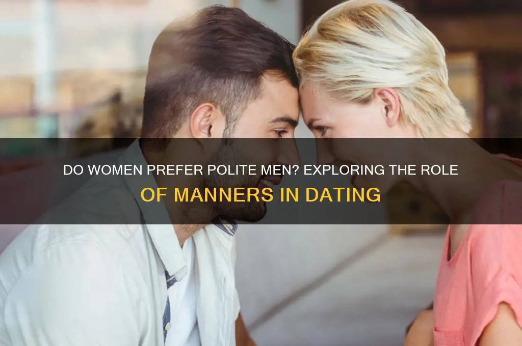 do women like polite men