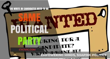 Do Write-In Candidates Need to Align with a Political Party?