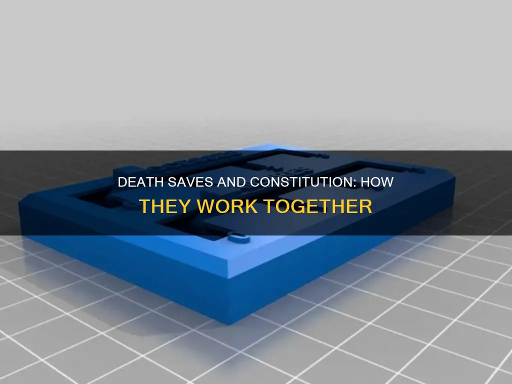 do you add constitution to death saves 5e