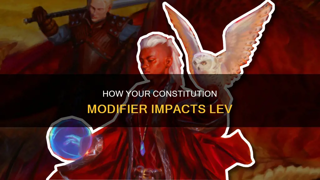 do you add your constitution modifer to lev