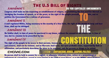 Capitalizing Amendments: Understanding Constitutional Style Rules