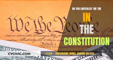 The Constitution: Capitalizing 'The' in Legal Documents