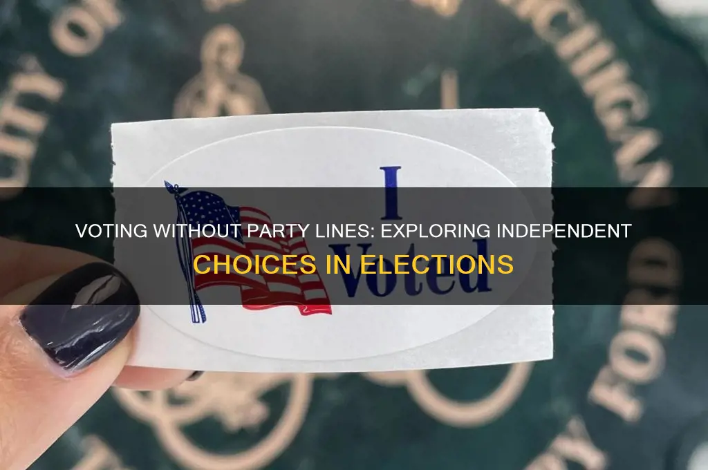 do you have to choose a political party to vote