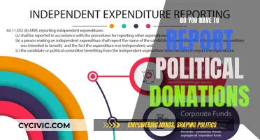 Political Donations: Reporting Requirements and Transparency