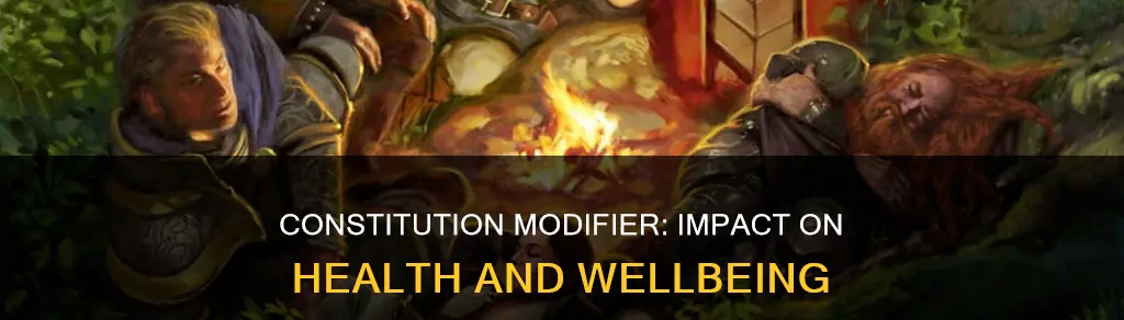 do you lose health with a negative constitution modifier