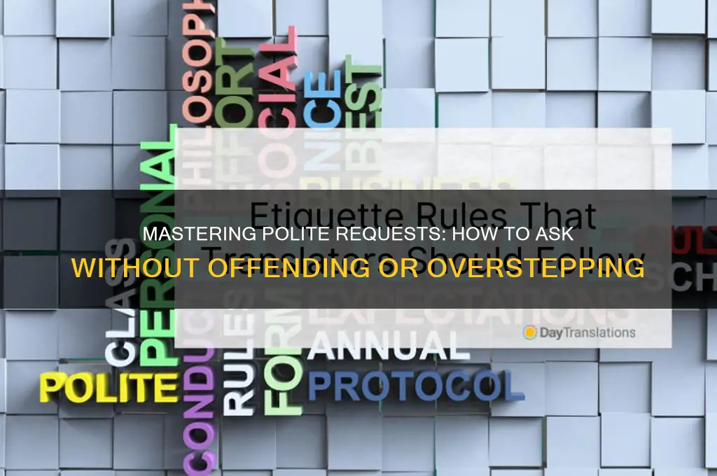 do you mind polite request