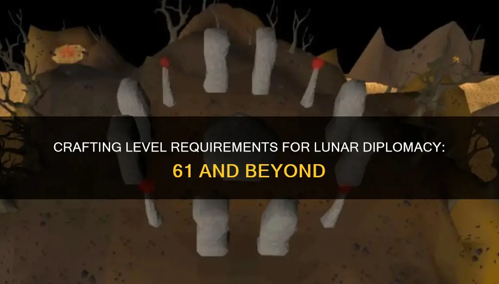 do you need 61 crafting for lunar diplomacy