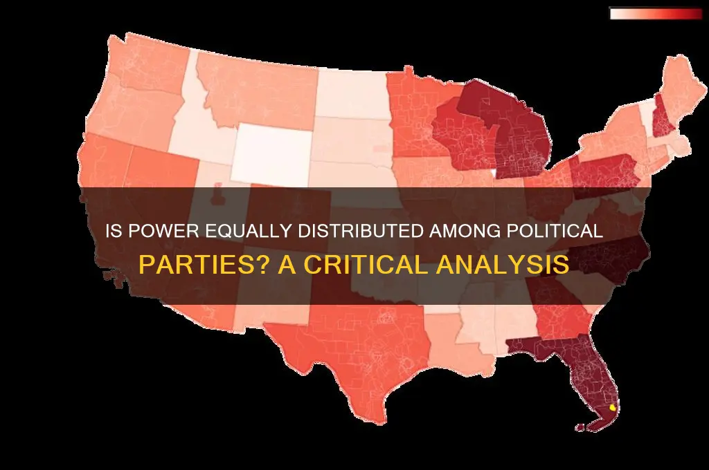 do you think power is shared among political parties