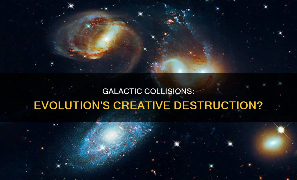 do you think that collisions between galaxies constitute evolution