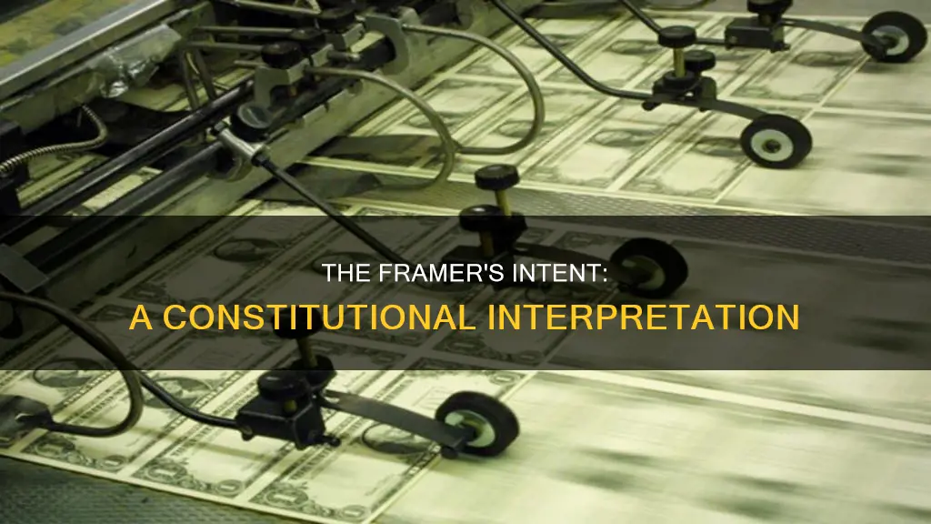 do you think the framers of the constitution intended