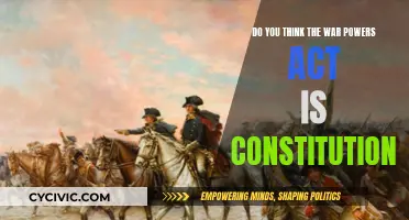 War Powers Act: Constitutional Conflict or Clarity?