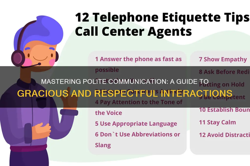 do you understand polite way