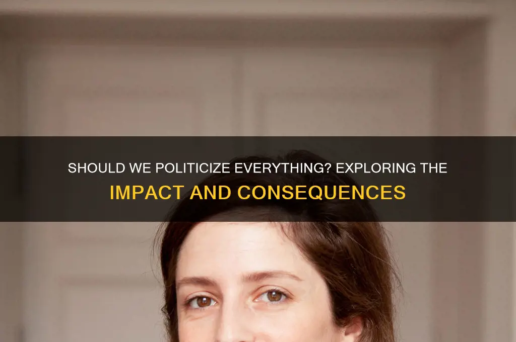 do you want to politize