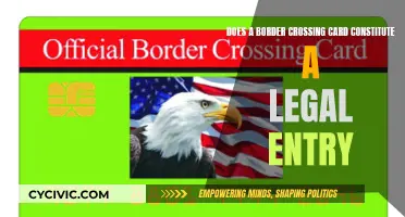 Border Crossing Card: Legal Entry or Not?