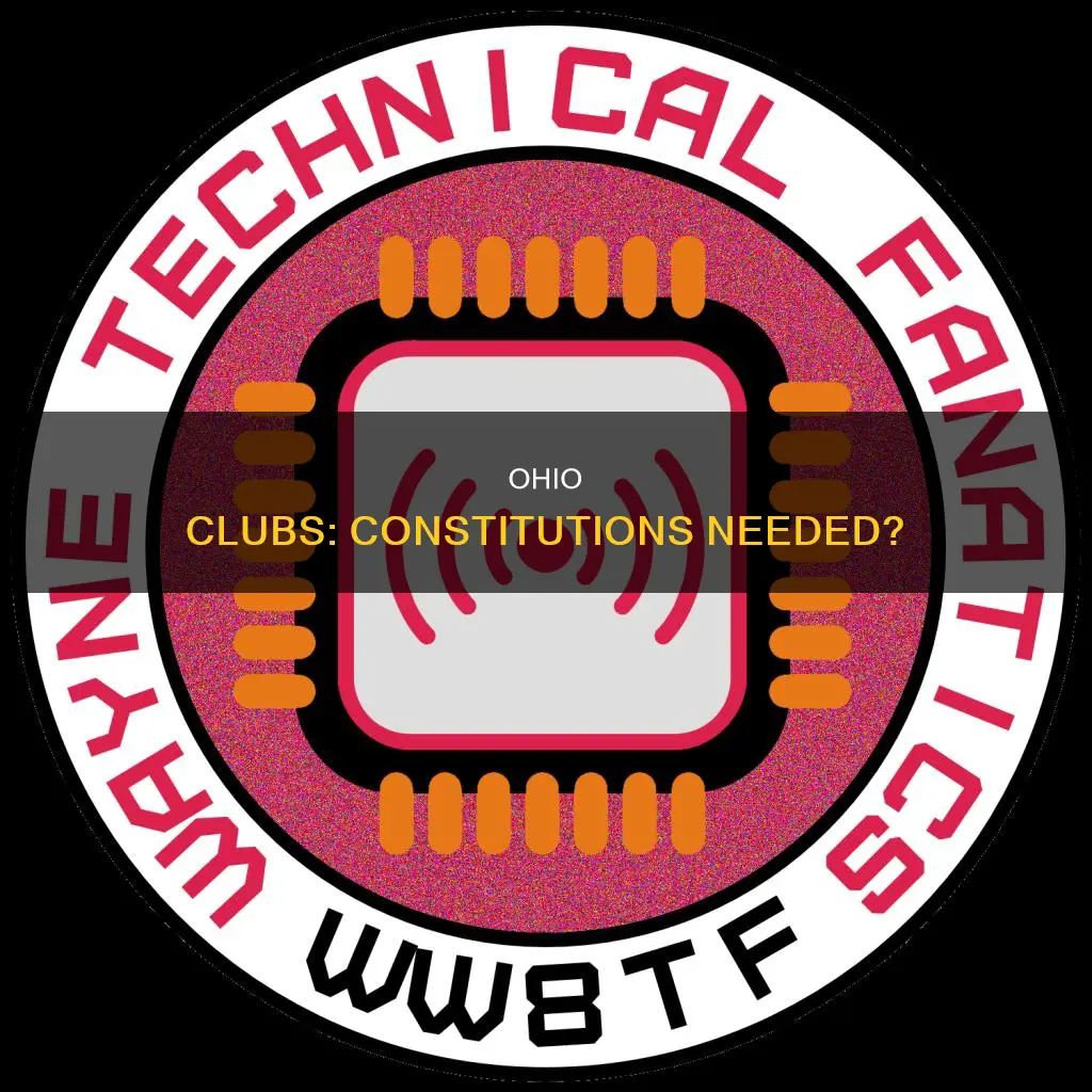 does a club in ohio need a constitution
