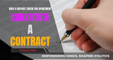 Deposit Checks: Apartment Contract Confusion?