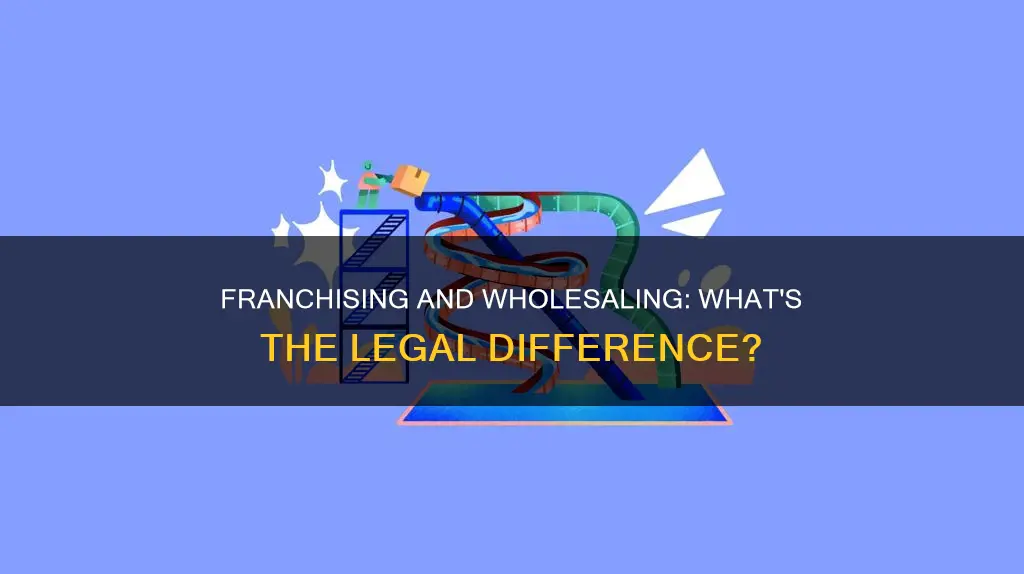 does a franchisor distributing to franchisees constitute wholesaling