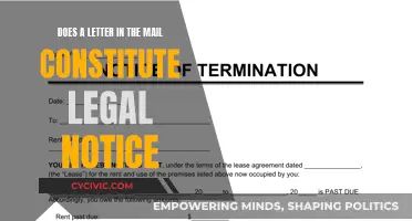 Legal Notices: Mail Delivery and Its Legality