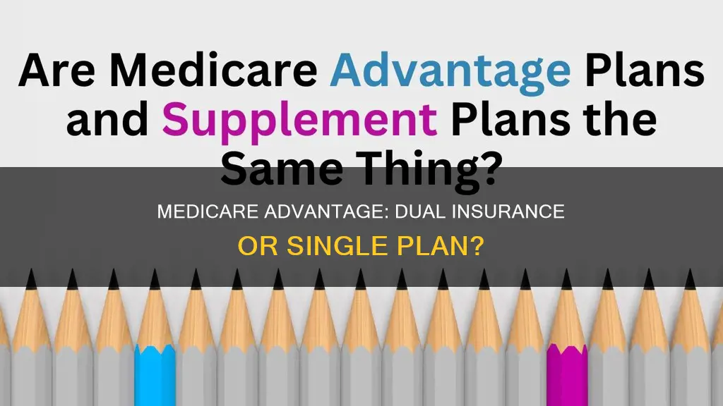 does a medicare advantage plan constitute 2 insurance companies