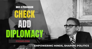 Persuasion Checks: Enhancing Diplomacy in Role-Playing Games