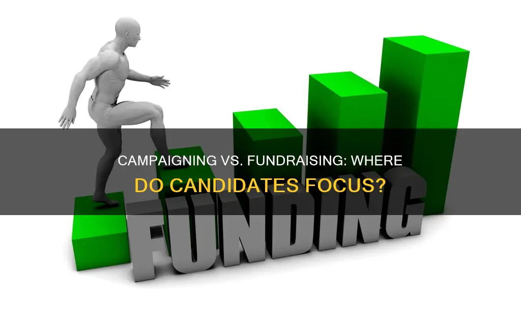 does a political candidate spend more time campaigning or fundraising