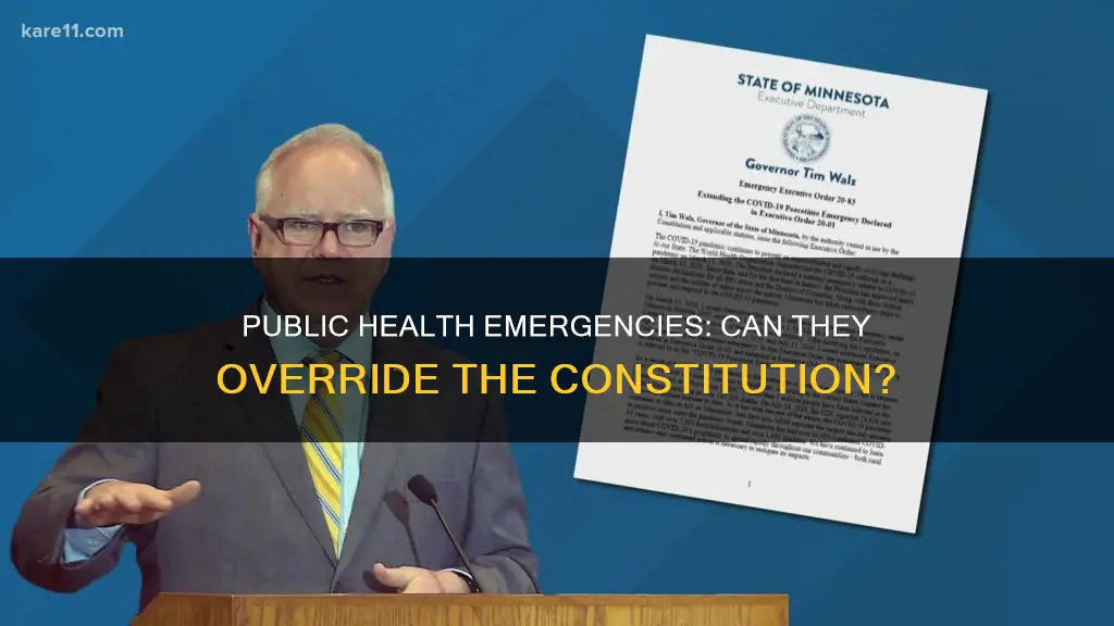 does a public health emergency override the constitution