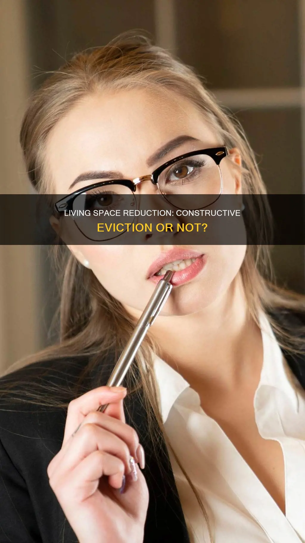 does a reduction in living space constitute constructive eviction