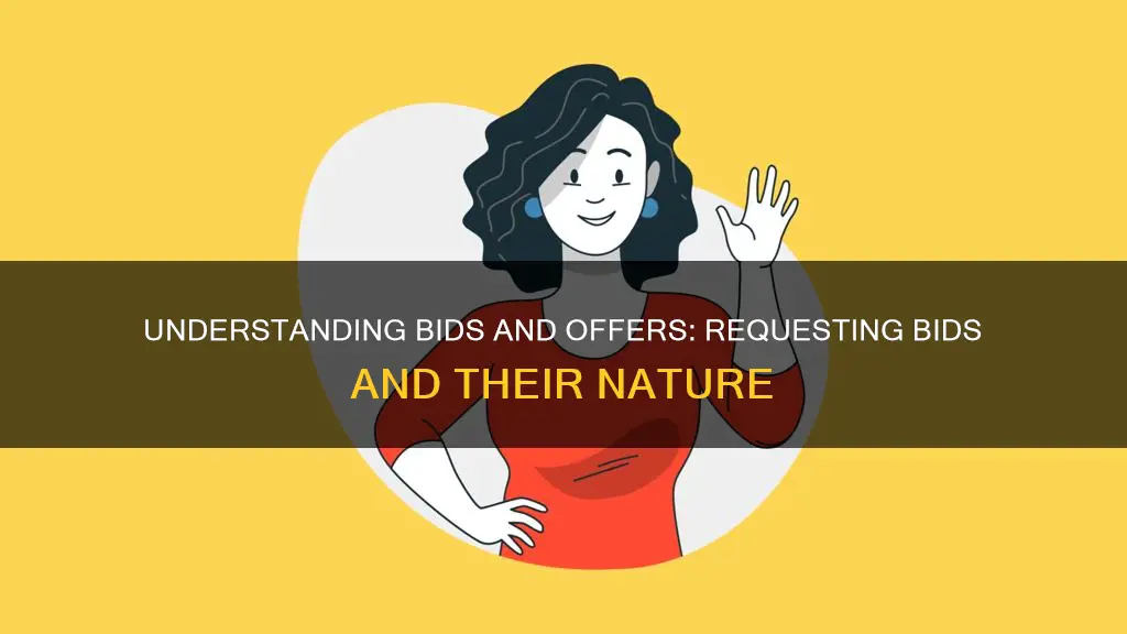 does a request for bids constitute an offer