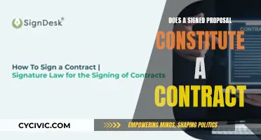 Signed Proposals: Are They Legally Binding Contracts?