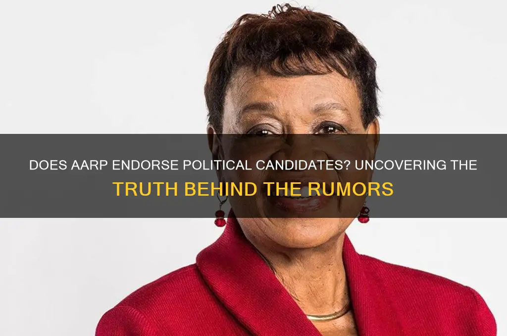 does aarp endorse political candidates