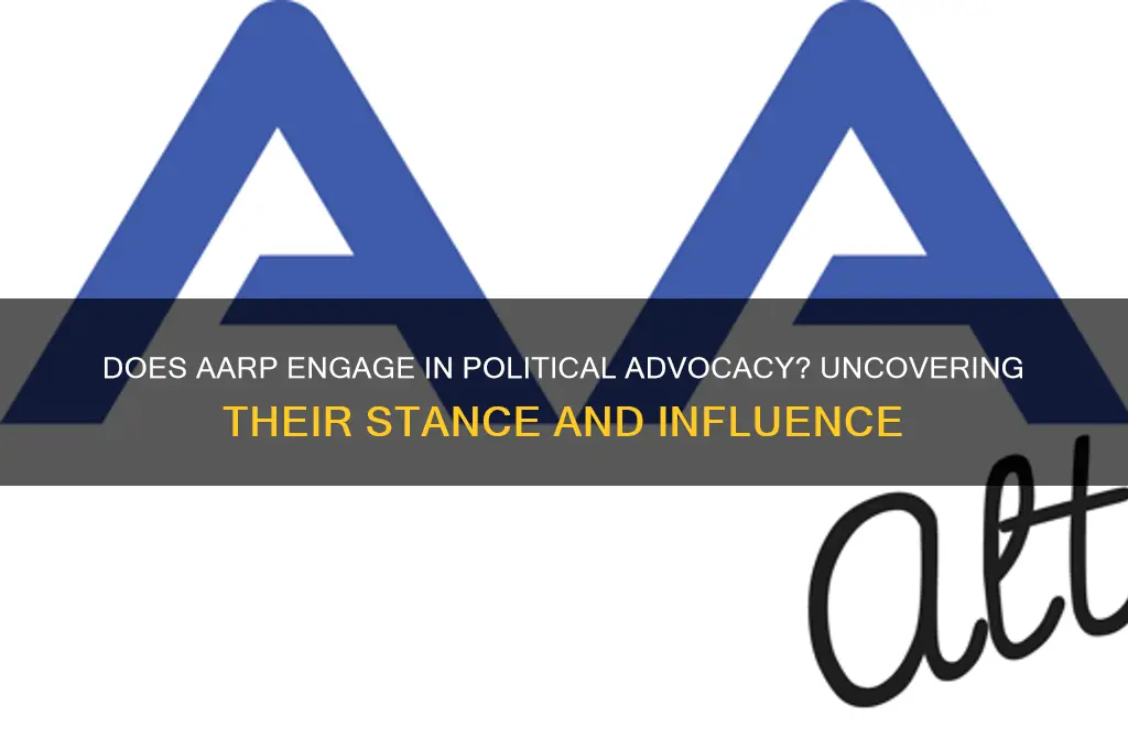 does aarp support politically