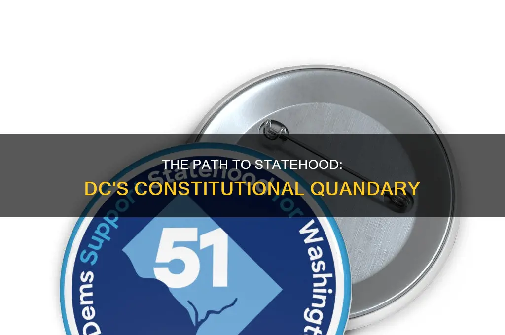 does adding dc as a state require a constitutional amendment