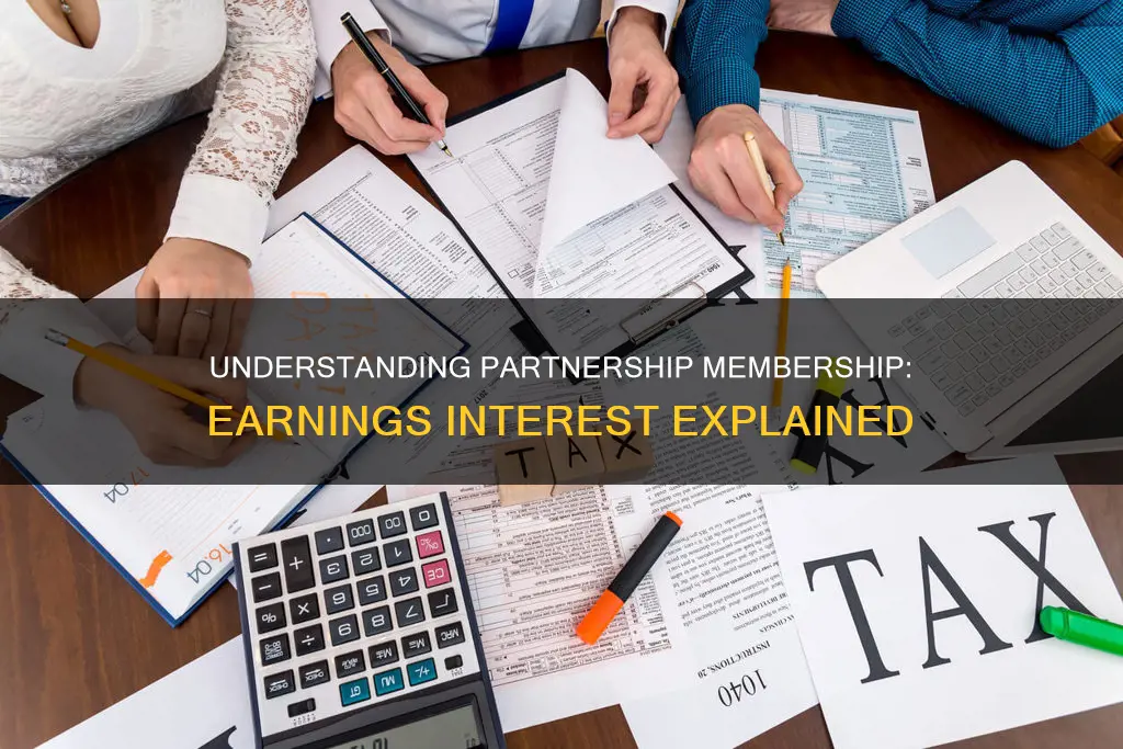 does an earnings interest constitute membership in a partnership