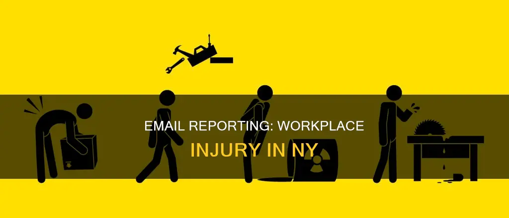 does an email constitute reporting a workplace injury in ny