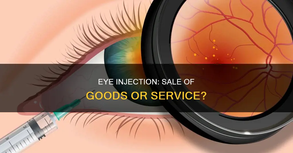 does an eye injection constitute a sale of goods