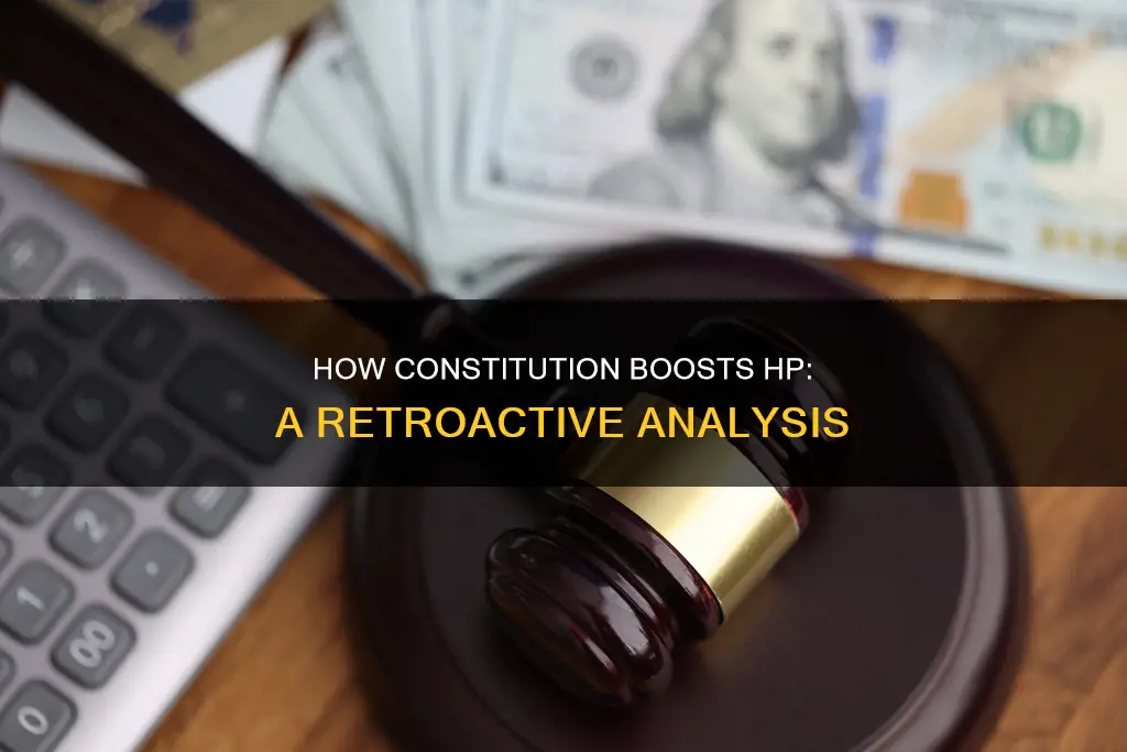does an increase in constitution raise hp retroactively