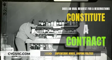 Oral Reservation Requests: Legally Binding Contracts?