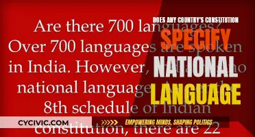 Constitutional Linguistics: National Languages in Law