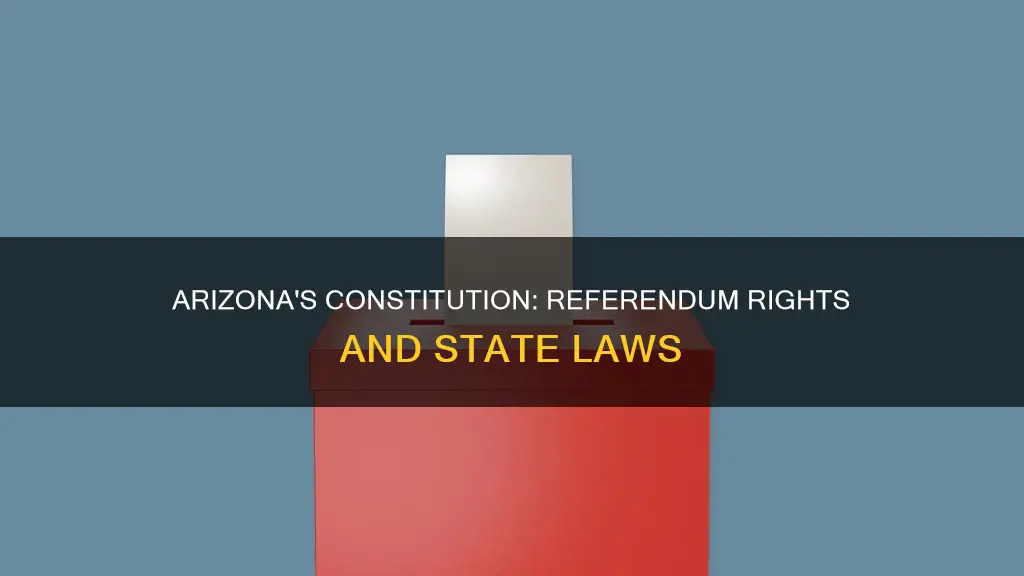 does arizona allow some form of referendum in their constitutions