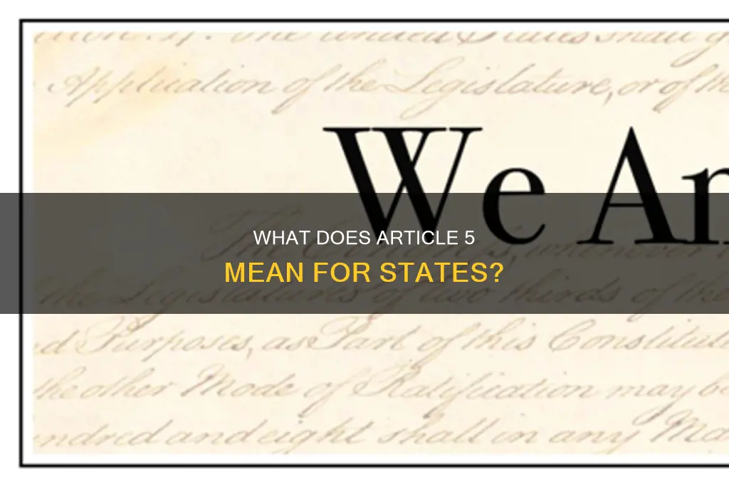 does article 5 say states can amend constitution