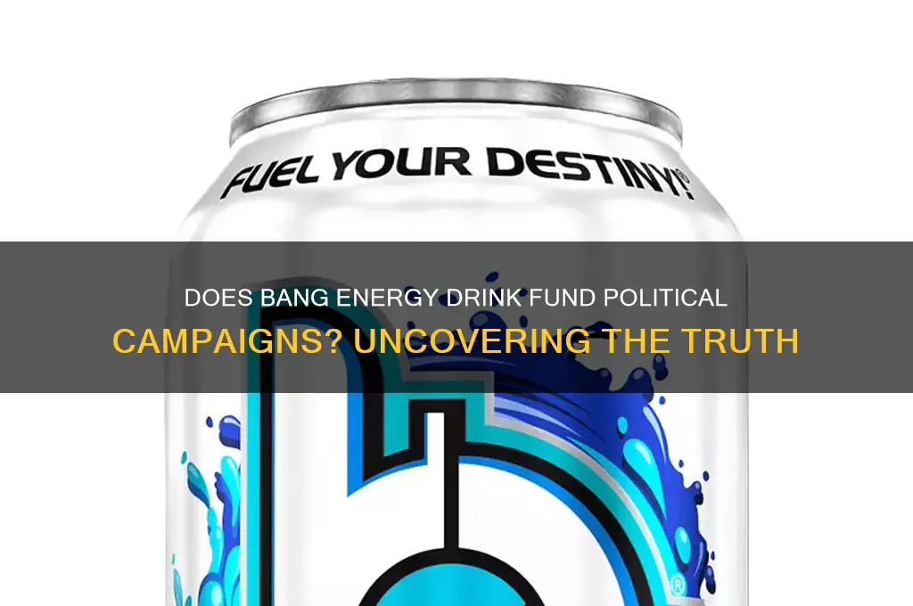 does bang donate to political