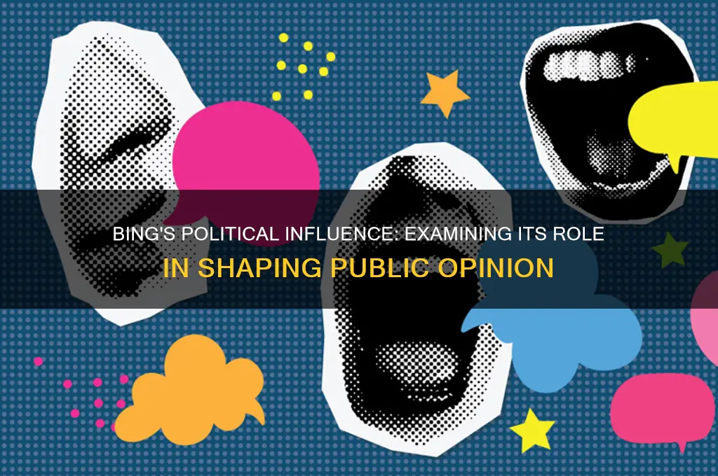 does bing interfere with politics
