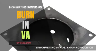 Camp Stove Use and Open Burn Laws in Virginia