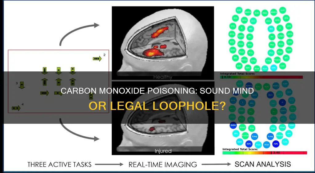 does carbon monoxide poisoning constitute a lack of sound mind